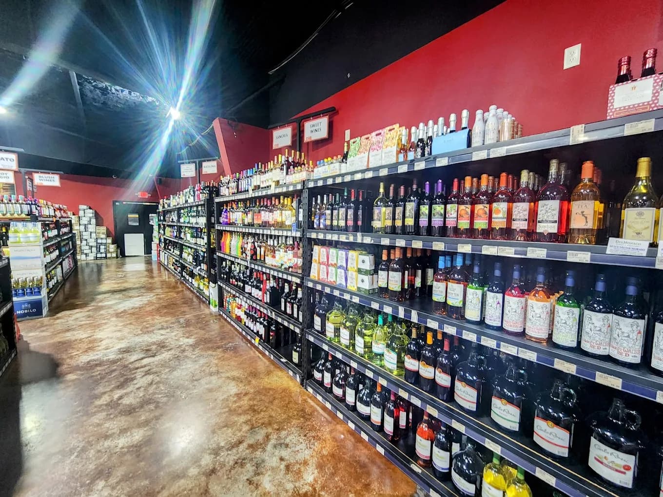 Inside the Happy Hour store